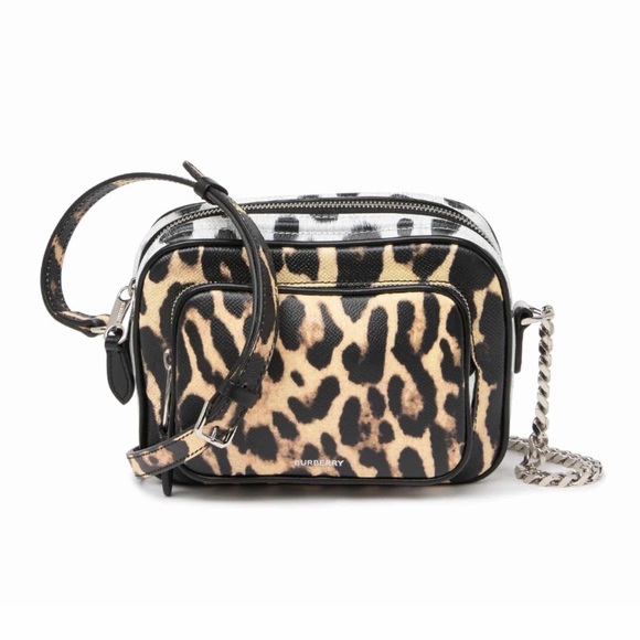authentic cheetah print burberry camera bag - Picture 3 of 5
